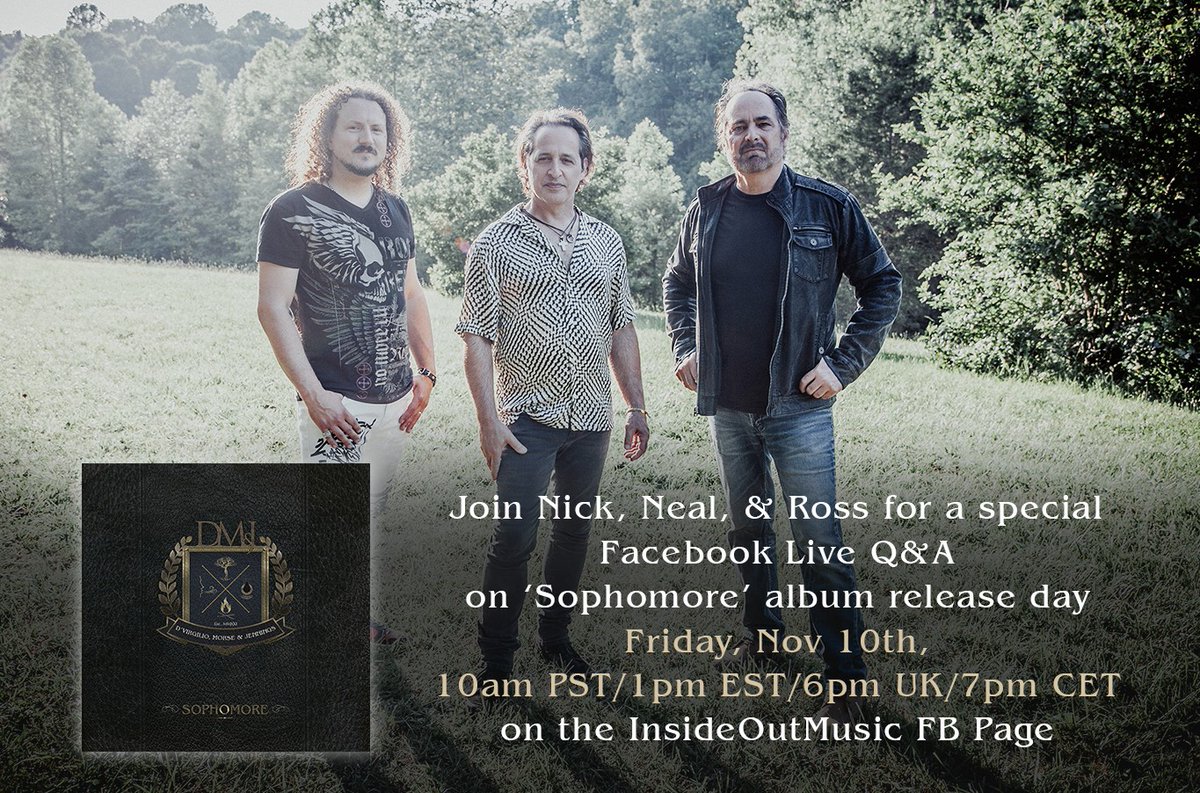 Nick DVirgilio (@ndvmusic) on Twitter photo Do you have any burning questions for the three of us? Join the FB Live Q&A event tomorrow and let's chat! #DMJ #ReleaseDate <a href="/insideouteu/">InsideOutMusic</a> <a href="/nealmorse/">neal morse</a> <a href="/RossWJennings/">ROSS JENNINGS</a> Do you have any burning questions for the three of us? Join the FB Live Q&A event tomorrow and let's chat! #DMJ #ReleaseDate <a href="/insideouteu/">InsideOutMusic</a> <a href="/nealmorse/">neal morse</a> <a href="/RossWJennings/">ROSS JENNINGS</a>