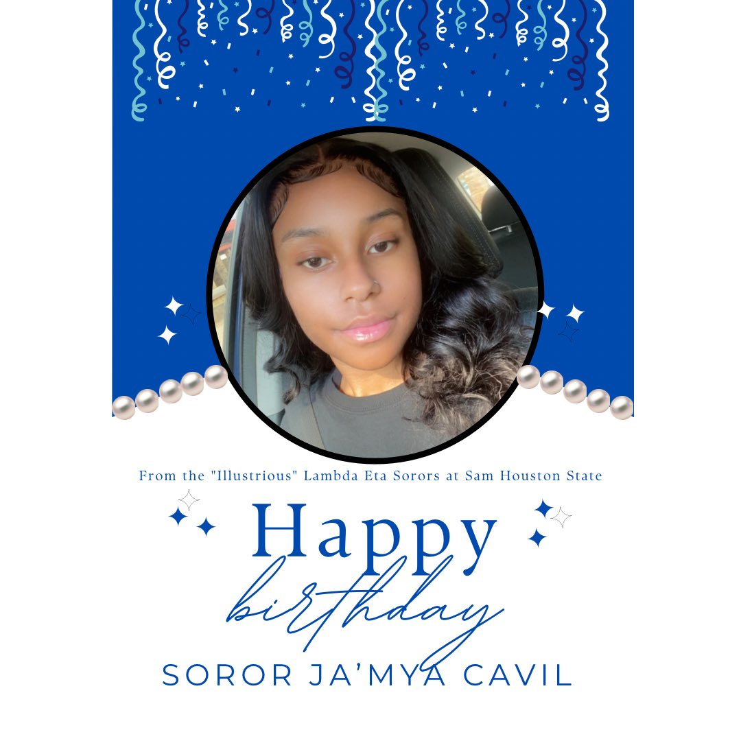 We want to wish Soror Ja’Mya Cavil a Happy Birthday. We hope you have a Finer Day! 

#zphib #ETXZetas #NotJustAnyZeta