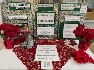 Our Poinsettia Fundraiser is still on until Nov 22; pick up is December 5&amp;6. Order online today for beautiful arrangements to add to your Christmas décor. Information was emailed to STA families and anyone can order through this link: …rboroughcatholic.schoolcashonline.com/Fee/Details/52…