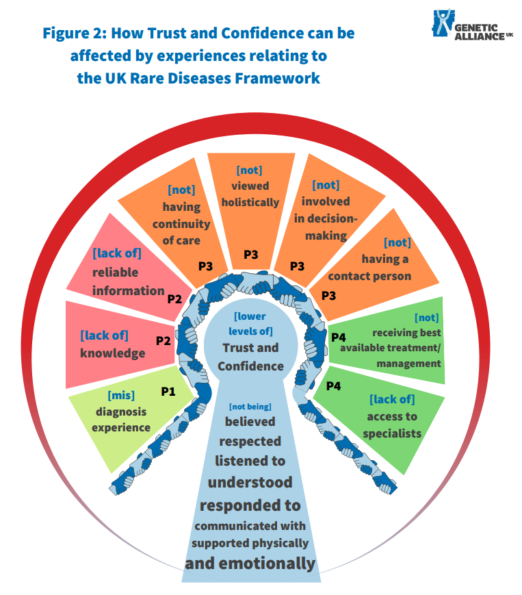 GeneticAll_UK's tweet photo. 🤝 Do you have #trust and #confidence in #healthcare professionals in light of the UK #RareDiseases Framework?

We explored this topic and presented our findings at the recent @camraredisease #RAREsummit. Take a look at our project poster now: https://t.co/5vPBte0wnL https://t.co/PtE3AVGp0d