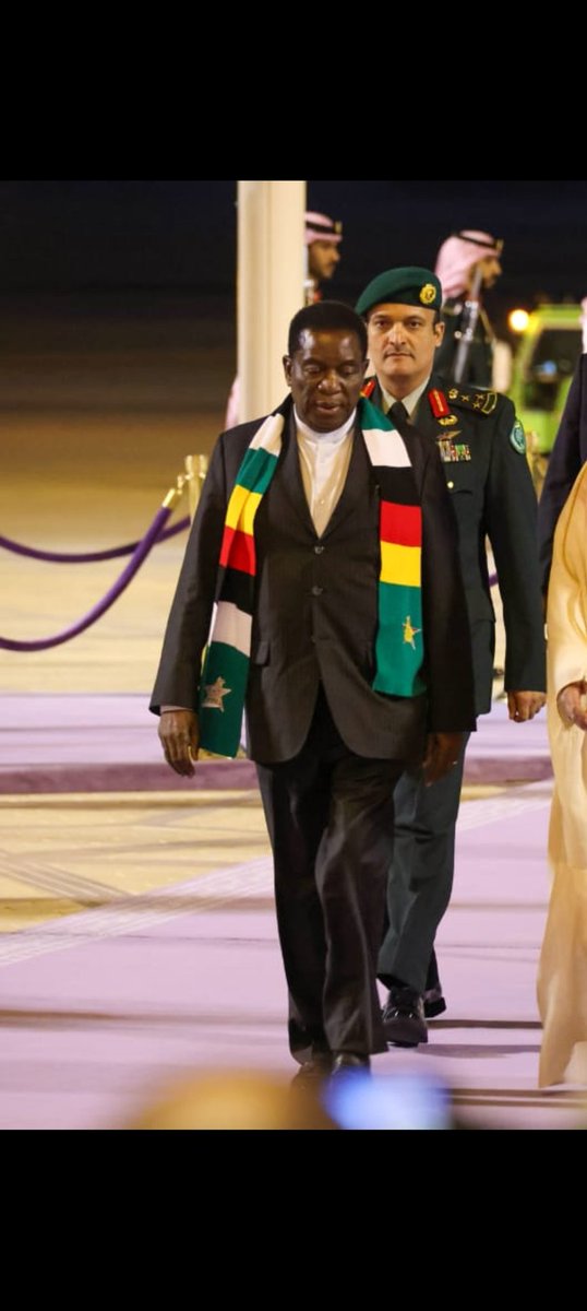 His Excellency President ED Mnangagwa has arrived in Riyadh, Saudi Arabia, where he will attend the Saudi-#AfricaSummit.
