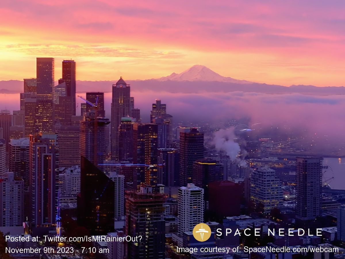 IsMtRainierOut's tweet image. YES!