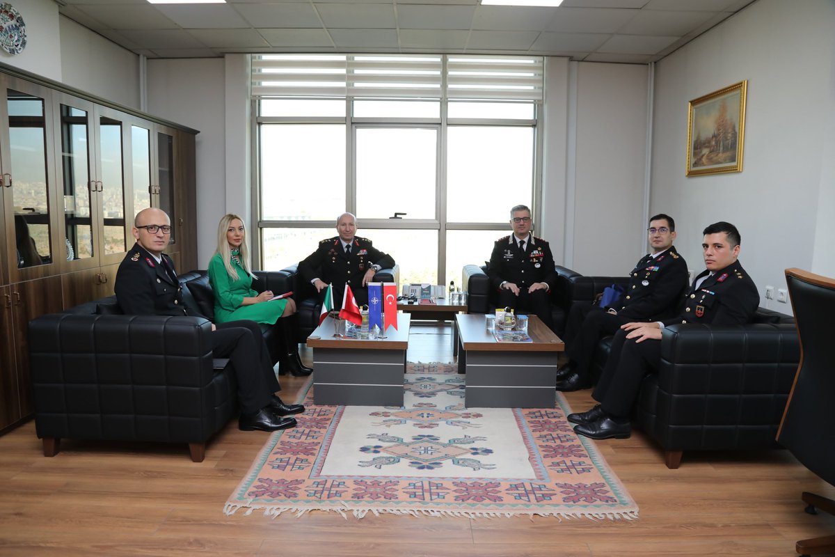 NSPCoE_Director's tweet photo. Honoured to pay a visit to 🇹🇷 @jandarma  HQs &amp; to Maj Gen Nail Ilbey, Division Head of Strategies &amp; Foreign Relations. Thanks 🇹🇷#Türkiye for your great support in sponsoring @nspcoe
#WeAreNATO
#StrongerTogether https://t.co/1Hyjsq2sxo