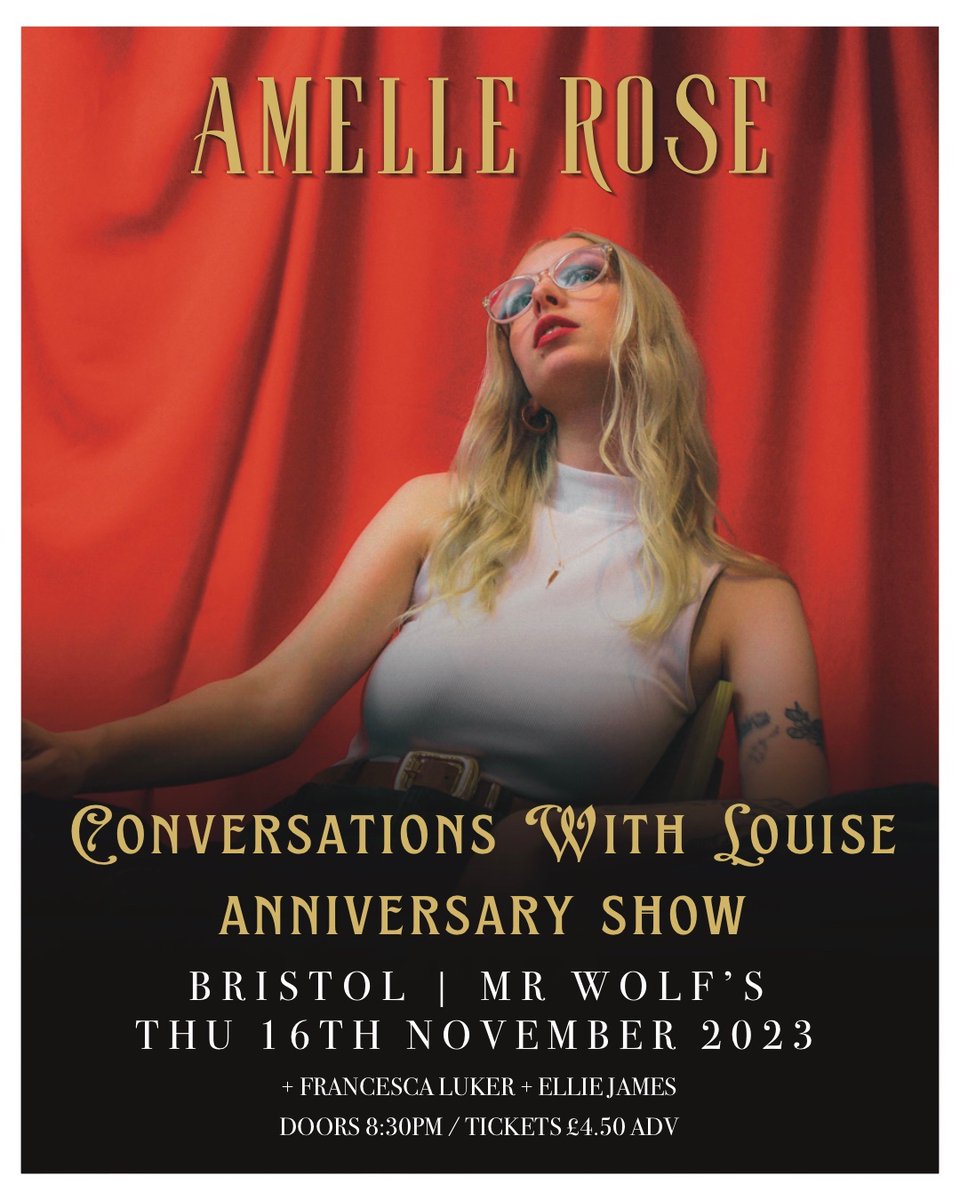 bristol, one week to go until my HEADLINE show! pls come along <3