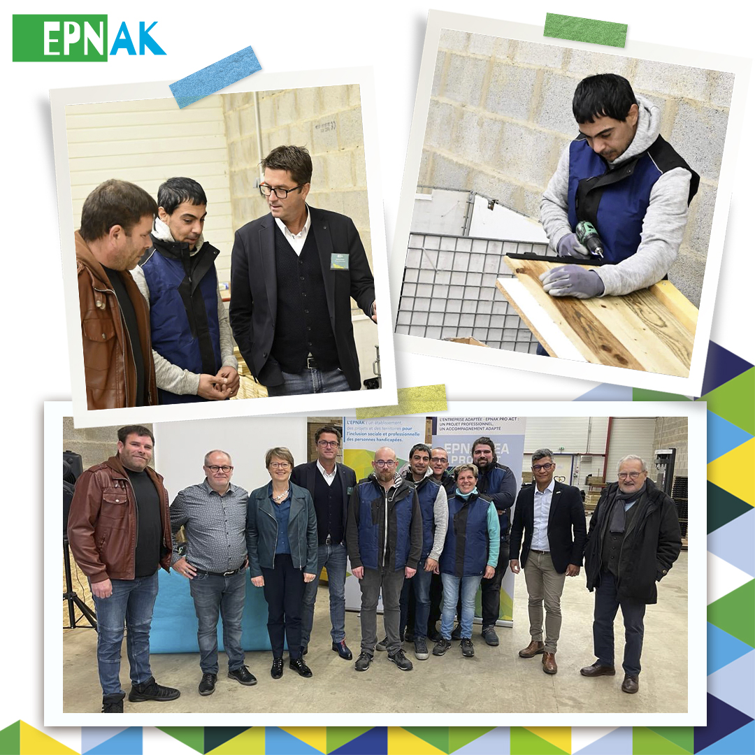 [OUVERTURE DES NOUVEAUX LOCAUX DE SAINT-AVÉ]
Emmanuel Ronot, Directeur Général de l’EPNAK, était présent ce matin pour l’ouverture de l’extension à Saint Avé de l’Entreprise Adapté de Plougoumelen dans le Morbihan. 
Lire l'article complet 👉 epnak.org/ouverture-des-…