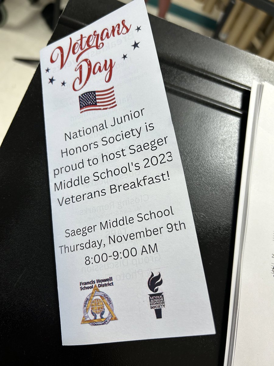 Saeger Spartan Bands (@saegerbands) on Twitter photo The Saeger Percussion Ensemble performed the National Anthem this morning for <a href="/SaegerMiddle/">Saeger Middle School</a>’s Veterans Day Breakfast, and Luke did a wonderful job with Taps at the end. Thank you all for helping us to honor our Veterans. <a href="/fhcspartanbands/">FHC Spartan Bands</a> <a href="/ArtsFhsd/">FHSD Fine Arts</a> <a href="/SpartanEncore/">Saeger Spartan Encore</a> The Saeger Percussion Ensemble performed the National Anthem this morning for <a href="/SaegerMiddle/">Saeger Middle School</a>’s Veterans Day Breakfast, and Luke did a wonderful job with Taps at the end. Thank you all for helping us to honor our Veterans. <a href="/fhcspartanbands/">FHC Spartan Bands</a> <a href="/ArtsFhsd/">FHSD Fine Arts</a> <a href="/SpartanEncore/">Saeger Spartan Encore</a>