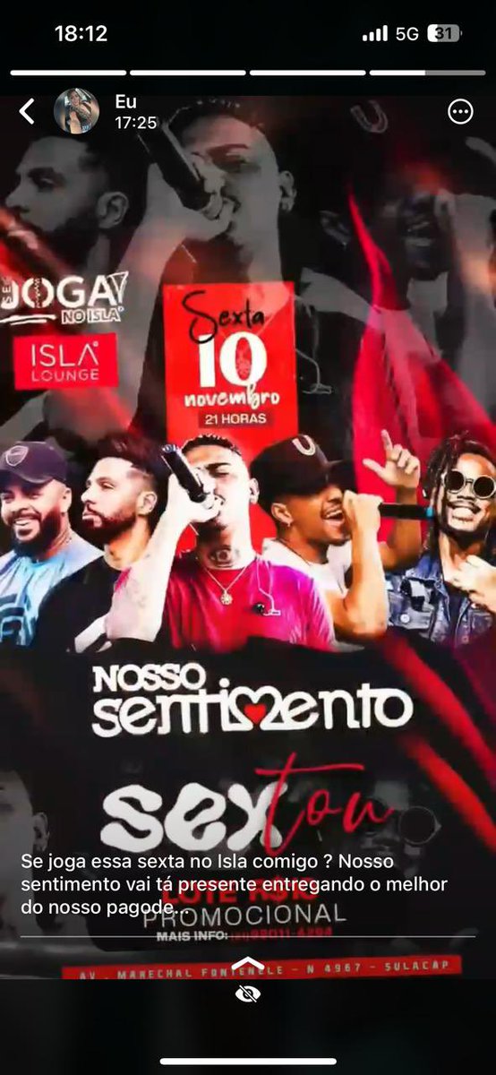 RangelHelan's tweet photo. , “ A VIDA É MUITO CURTA PARA NÃO REUNIR OS AMIGOS SEXTA A NOITE “, convoca os amigos(a) e venham curtir nossa sexta lá no @islalounge , Promoção de bebida que cabe no seu bolso .Cheguem cedo e aproveite a promoção #Giramundão é amanhã galera show do nosso sentimento ❗️🚀🥁🍺✅ https://t.co/T2jCfYlQ4v