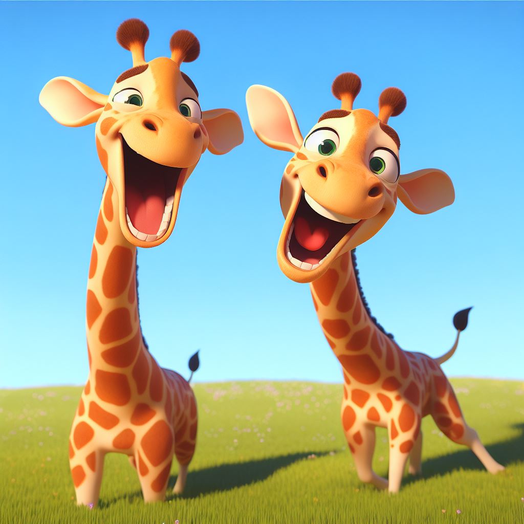 tk_pix's tweet photo. Giraffes having a laugh!
#dalle3 #aiartcommunity #aiart #bingimagecreator #dalle #ai #aigenerated #aigeneratedimages #laughing #laughter #havingagiraffe https://t.co/oEmXOZYp98