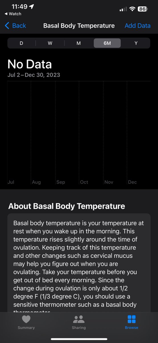 Does anyone know why <a href="/Apple/">Apple</a>'s #AppleWatch #AppleWatchSeries8 has never once tracked my wrist temperature, even though all the settings and permissions to allow it to happen are correctly set, and it's been worn religiously for the past several months of sleep?

CC: <a href="/AppleSupport/">Apple Support</a>