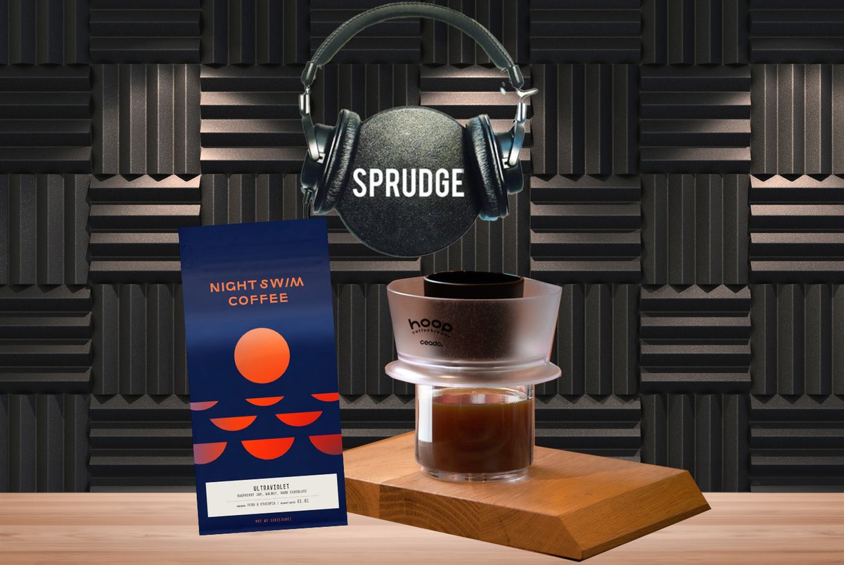 sprudge's tweet image. Coffee Sprudgecast: The One Where The Hosts Brew Night Swim Coffee With The Ceado Hoop Brewer sprudge.cc/49wMtYA #sprudge
