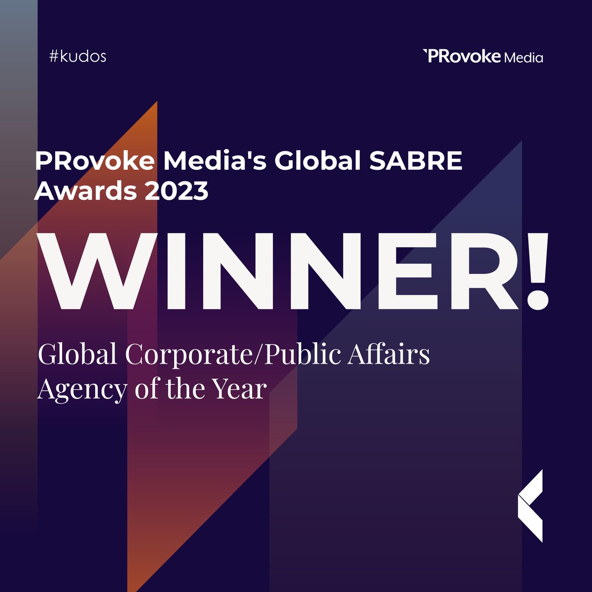 Absolutely fantastic news for @SECNewgateGroup who were awarded Global Corporate/Public Affairs Agency of the Year at the PRovoke Media Global #SABREawards last night in Washington D.C. A truly amazing achievement by our teams and colleagues across the world! #award