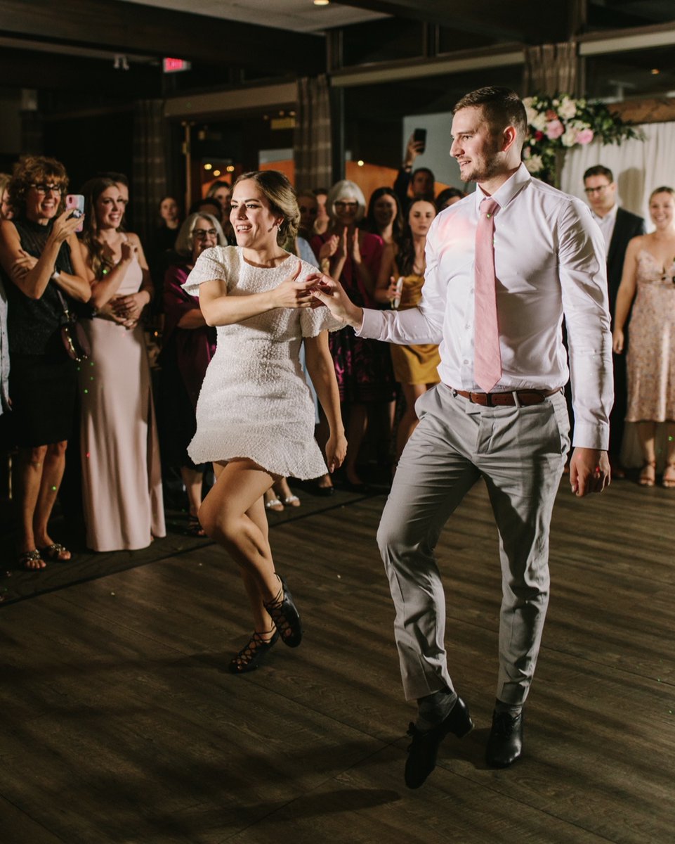 joybyjoelle's tweet photo. Just a good ole' fashioned Polaroid pitcha that I came across of Alex and I from her wedding a couple years ago 😉 She was either getting ready for or had just finished an Irish dance performance with one of her best friends on the dance floor that night and it was SOO beyond fan https://t.co/UzlqrAZyd3
