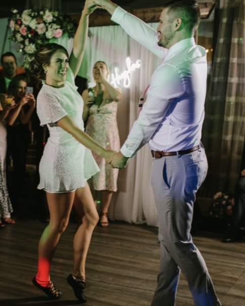 joybyjoelle's tweet photo. Just a good ole' fashioned Polaroid pitcha that I came across of Alex and I from her wedding a couple years ago 😉 She was either getting ready for or had just finished an Irish dance performance with one of her best friends on the dance floor that night and it was SOO beyond fan https://t.co/UzlqrAZyd3