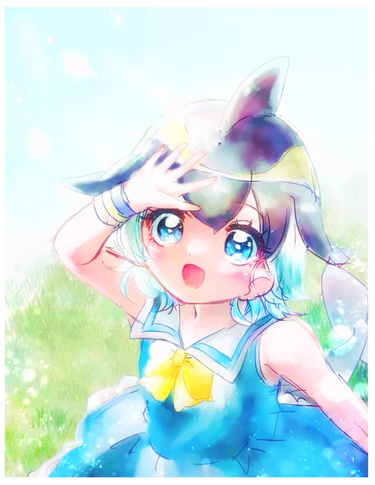 マイルカちゃんを描きました