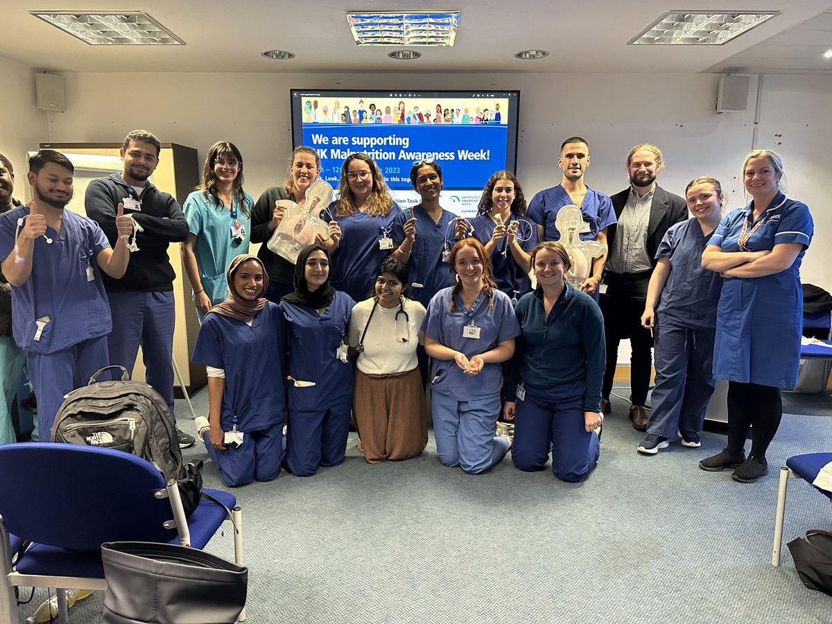 #UKMAW23 Enteral tube training and raising awareness for the FY1s <a href="/GastroNW/">Wisam Jafar 💙</a> <a href="/kimberleycatt/">Kimberley Jones</a> <a href="/StockportNHS/">Stockport NHS FT</a> <a href="/NSTSteppingHill/">Nutrition Support Team</a>