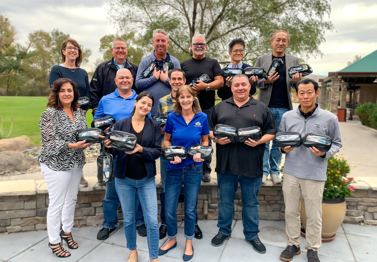 In honor of National #Veterans & #Military Families Month and National Homeless Youth Awareness Month, Panasonic Energy of North America leadership assembled & donated 100 hygiene kits and cards of encouragement & gratitude to @theeddyhouse & the @VGHReno #LifeAtPanasonic