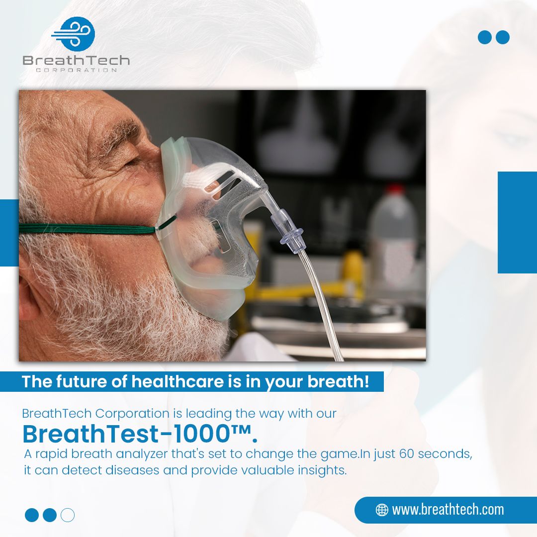 breathtech_corp's tweet image. Join us on this incredible journey as we pave the way for a healthier, more informed tomorrow. Your breath, our technology – together, they&apos;re rewriting the future of healthcare.

#BreathTech #breathtesting #healthcare #healthtechnology #healthtech
