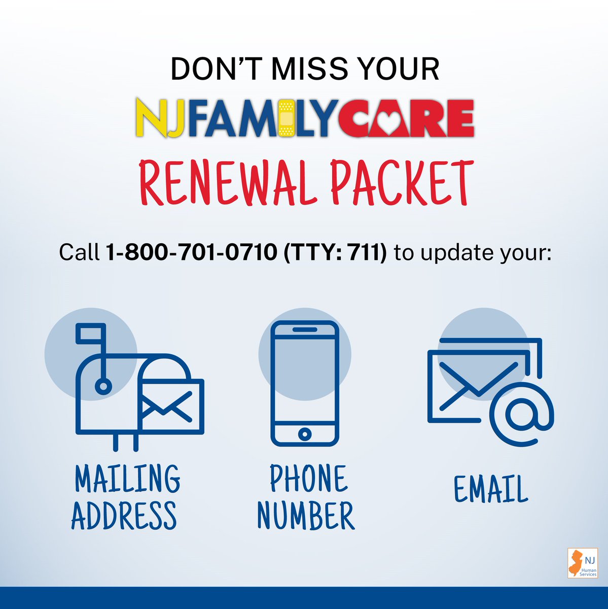 📣NJ DMAHS hosts #NJFamilyCare webinars. Attendees will learn how to assist communities in staying enrolled during the #MedicaidUnwinding & renewal process. Organizations register here: njhcqi.info/NJFCOrganizati… | Providers register here: njhcqi.info/NJFCProvider