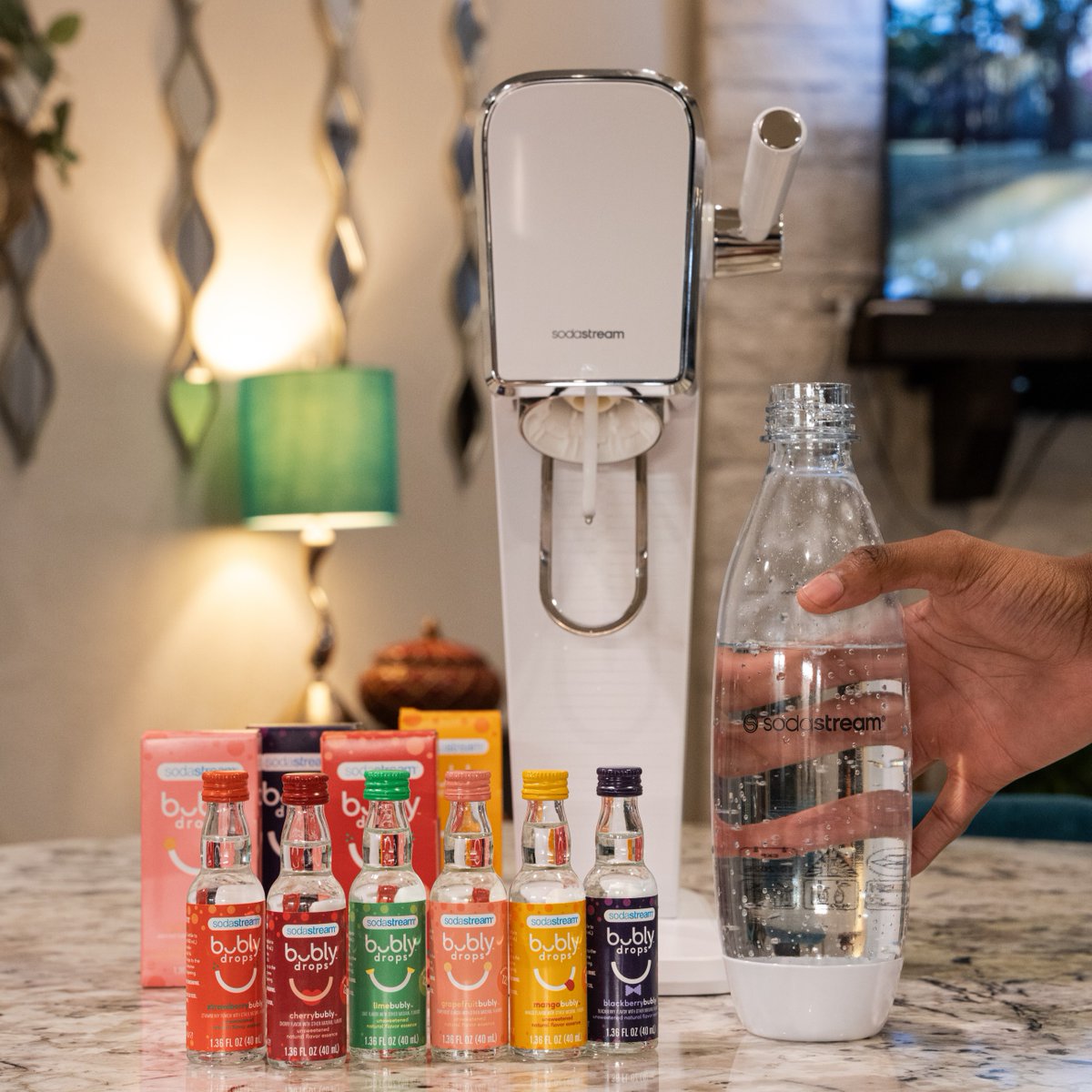 Fall into healthy hydration this November with SodaStream🍂 @sxintnate