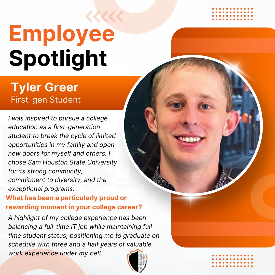 SHSUServiceDesk's tweet image. We're celebrating our incredible first-gen employees this week! Thank you for being a part of our team!
@samhoustonstate
#firstgenstudent #SHSU