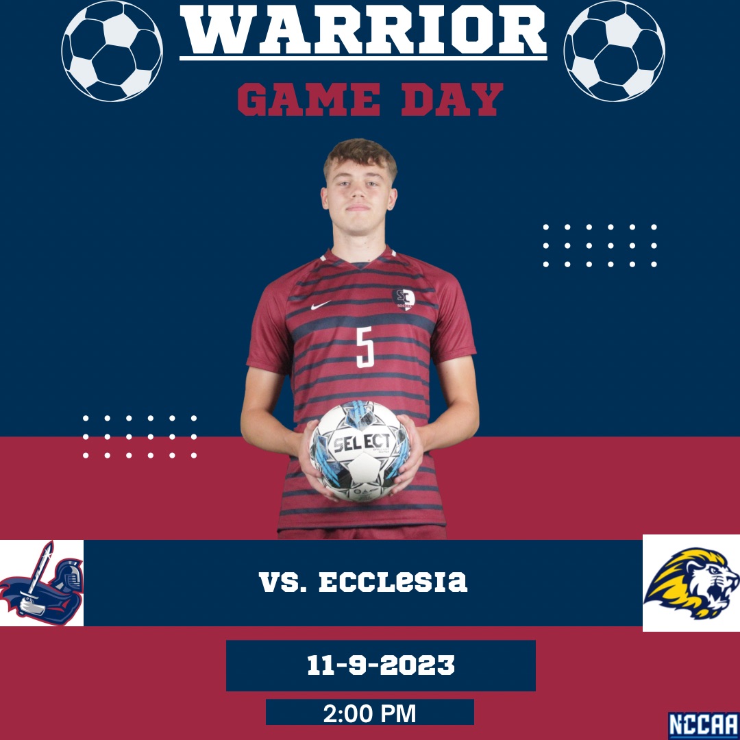 SterlingCSports's tweet photo. It's MATCH DAY!! The opening round of the @NCCAA Central Regional begins today!! @SterlingMsoccer takes on Ecclesia College!!
#SwordsUp #KingChasing
⏰2 PM
📍Sterling, Kan.
📊https://t.co/424YRvvkZ7
🎥https://t.co/iaHMO1L0JW https://t.co/fN65FYziO5