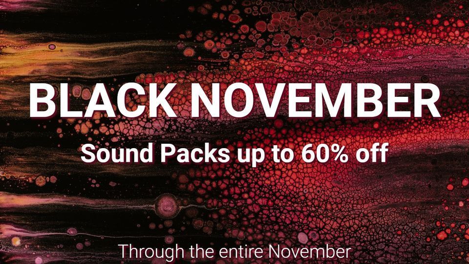 The Spektralisk Black November Sale is on now - get up to 60% off on synth presets and sample packs. Offer valid until November 30th.

🔗 spektralisk.com/offers