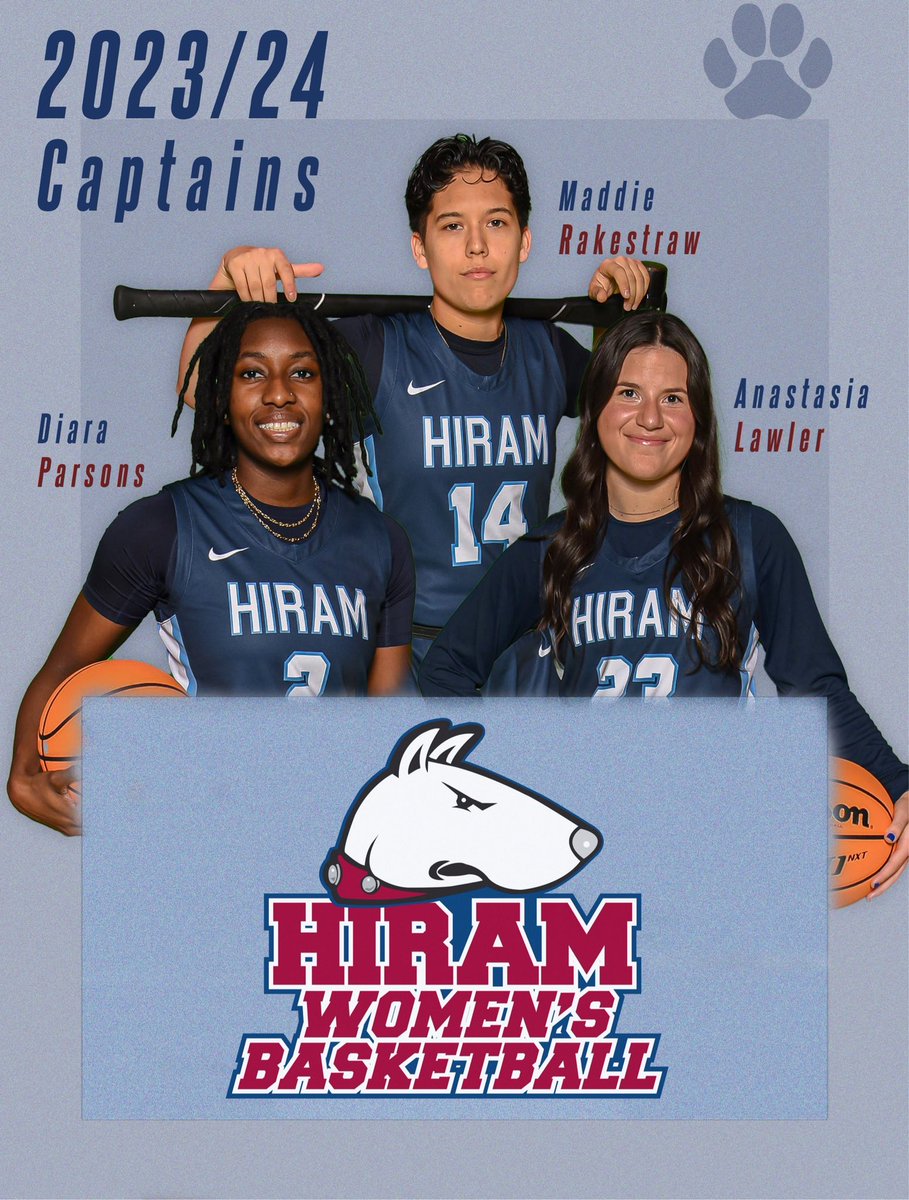 Congrats to our 2023-2024 team captains! 

#2 Diara Parsons (Sophomore, The Virgin Islands)
#14 Maddie Rakestraw (Senior, California) 
#23 Anastasia Lawler (Senior, Ohio) 

#hiramcollege #hcwbb #lifeofaterrier #family #team