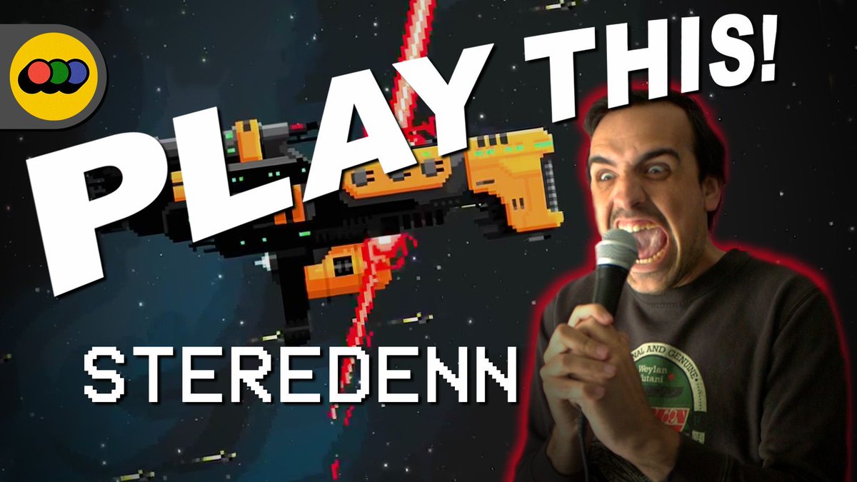 SubpixelTeam's tweet photo. Time to SHMUP UP YOUR NOVEMBER with today's episode of #PLAYTHIS! as we highlight @pixelnest's (@solarsailer &amp; @Valryon) #STEREDENN - a metal-as-heck shoot-em-up that Jake has been obsessed with for eight years.

https://t.co/MLL1vHDyA3 https://t.co/BW2DOG5KqW