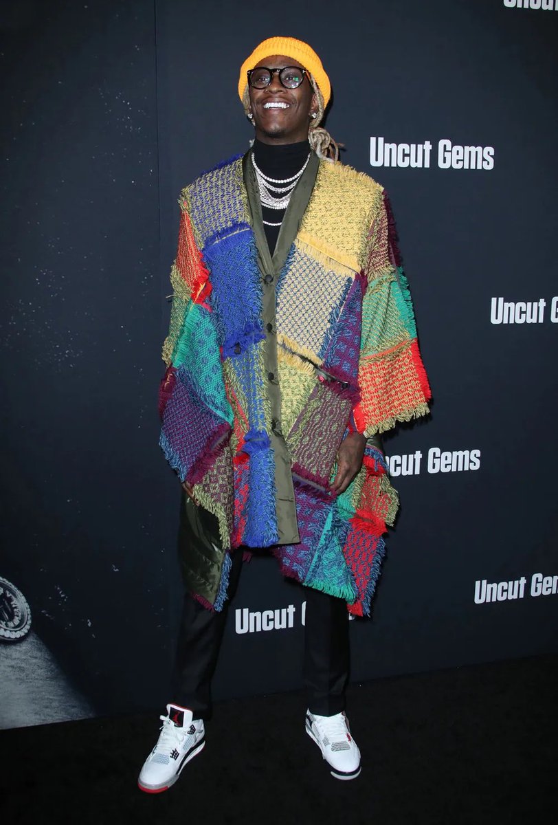 HardestFitPics's tweet photo. Young Thug in Moncler, 2019 https://t.co/doFPjYBj5u