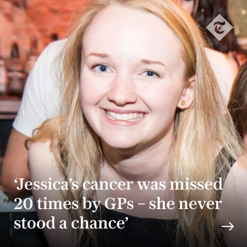 Telegraph's tweet photo. Read why Jessica’s tragic case is a wake-up call for the primary care system.