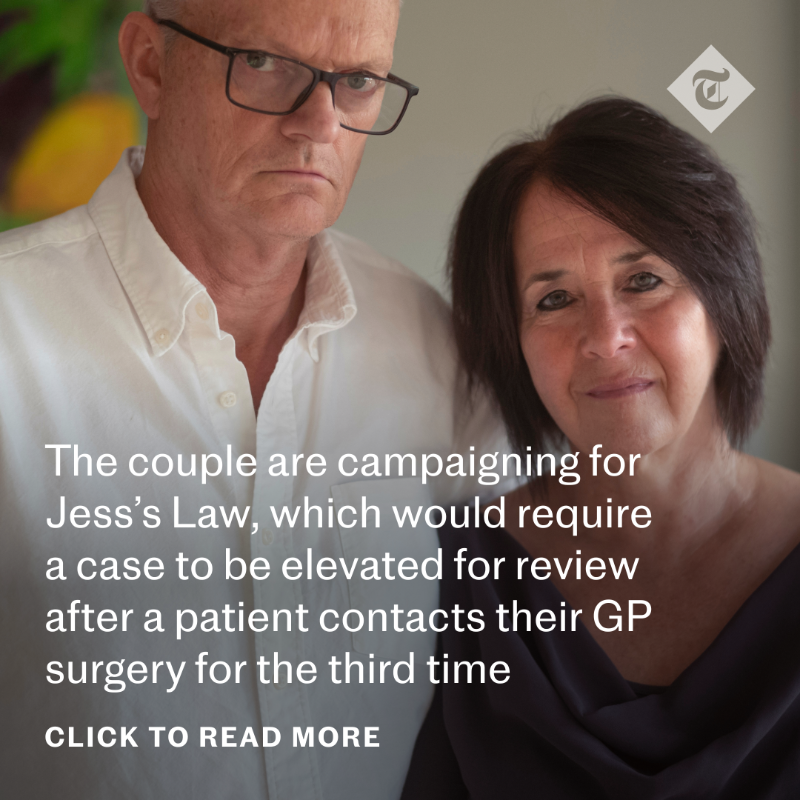 Telegraph's tweet photo. Read why Jessica’s tragic case is a wake-up call for the primary care system.