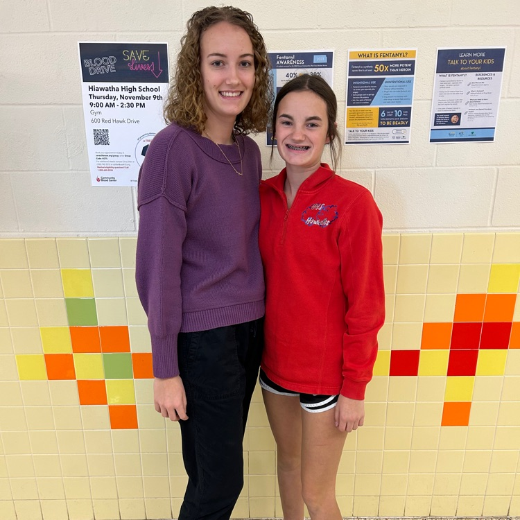 usd415's tweet photo. Congratulations to Abby Elffner &amp; Addison Williams! All Big 7 League Volleyball! https://t.co/iKmAmf2tXq