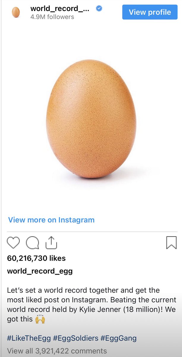 @vantemims He’s gonna beat the world record egg