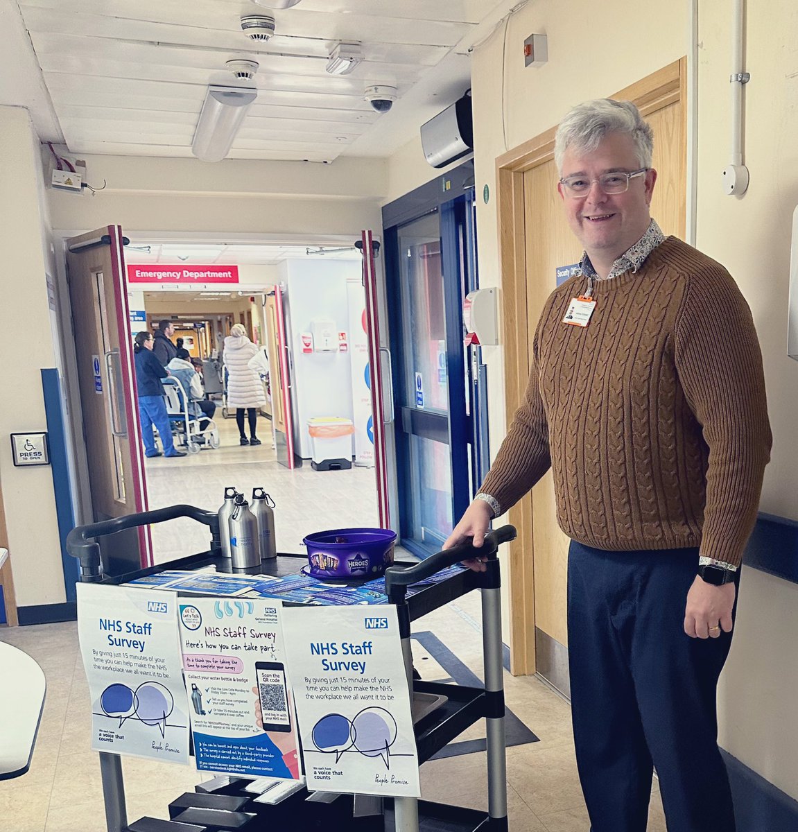 Met some fab people <a href="/KettGeneral/">Kettering General Hospital</a> in children’s emergency department, cardiac centre, CCU, Skylark, Twywell, Nasby B. NHS staff survey is completely confidential and a great way to give feedback on how we are doing as a hospital.