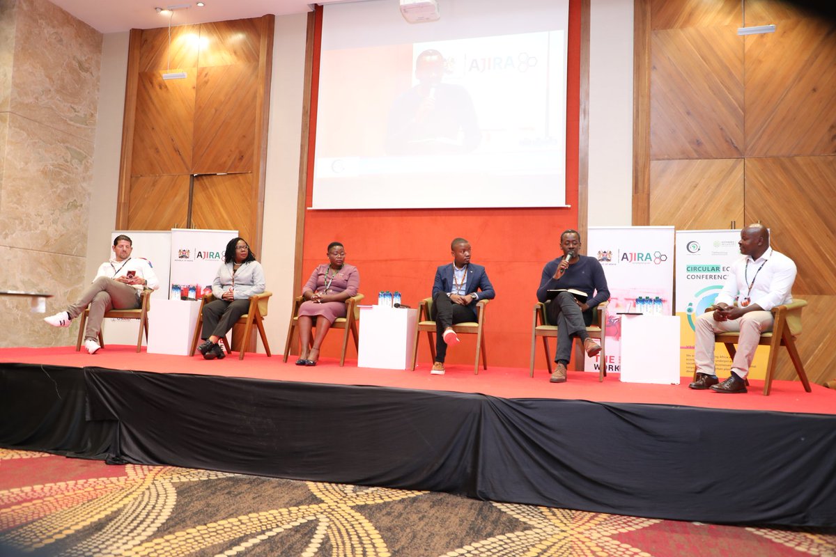SustainaBizKe's tweet photo. What a productive day at #CEConferencekenya with panel sessions exploring #EPR, Solutions to Climate Change &amp; #GreenFinance, Digital Innovations for Circularity, Regenerative Agriculture &amp; Organic Circular Solutions: all thanks to our partners, speakers, panellists &amp; participants https://t.co/w5n8VXeFaa
