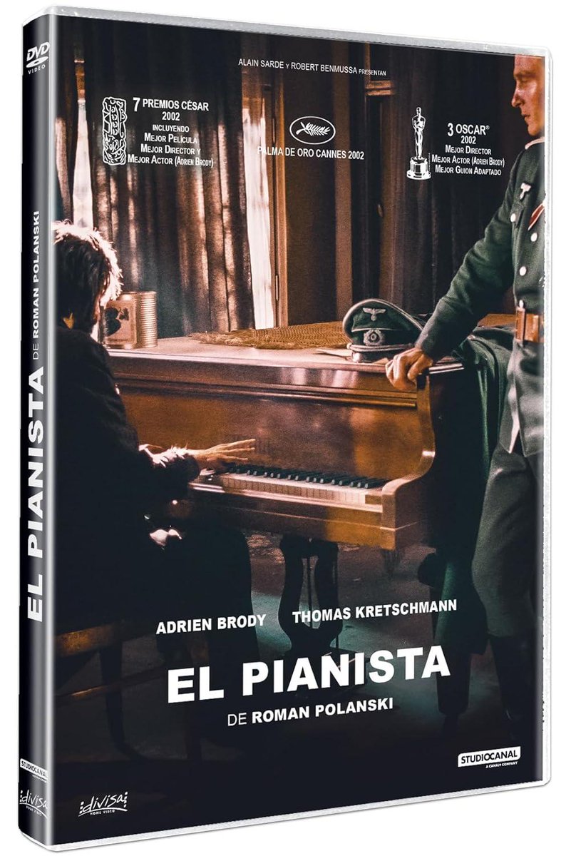 EstrenosDVDcom's tweet photo. El Pianista
⭐️ Adrien Brody
⭐️ Thomas Kretschmann
⭐️ Emilia Fox
✅ Ya Disponible en Preventa en #DVD y #Bluray y #4KUltraHD
‼️ Estreno el 16 de noviembre
🍿🍿🍿🍿🍿🍿
https://t.co/067SpGgJQo https://t.co/e48tvt2i7r