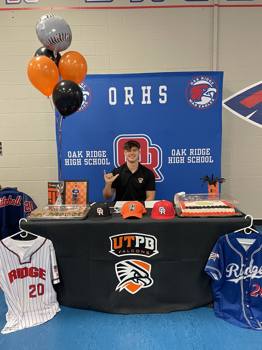 RidgeBaseball (@ridgehardball) on Twitter photo Congratulations <a href="/HudsonPMitchel1/">Hudson P. Mitchell</a>
We are proud of you and know you will do great things at <a href="/utpb_baseball/">UTPB Baseball</a> Congratulations <a href="/HudsonPMitchel1/">Hudson P. Mitchell</a>
We are proud of you and know you will do great things at <a href="/utpb_baseball/">UTPB Baseball</a>