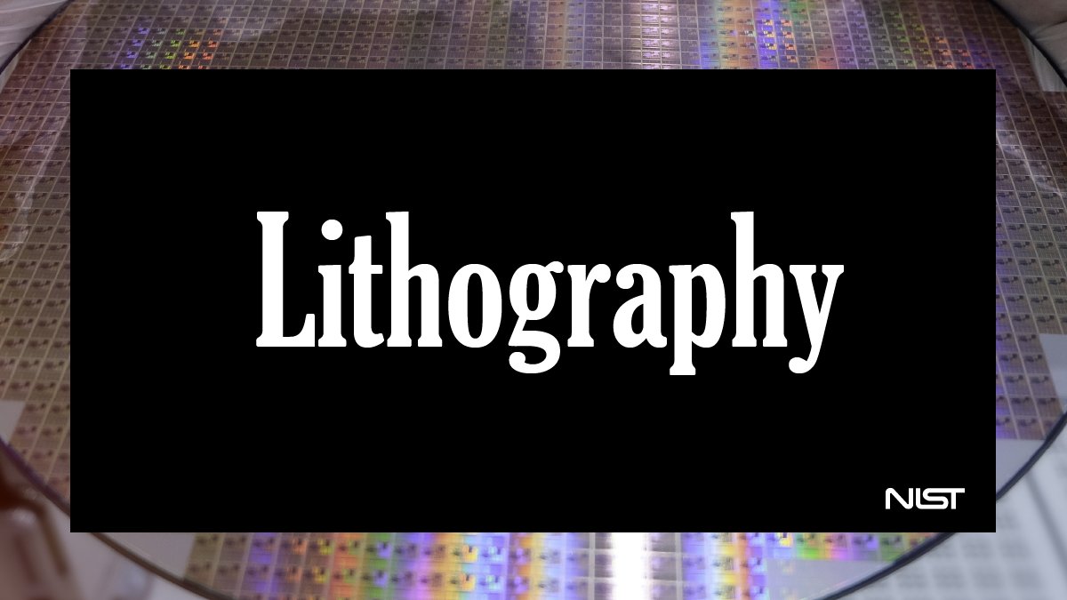NIST's tweet photo. Producing patterns on a material by etching into or building onto its surface. Scientists use beams of light or electrons as their carving tools for microelectronic designs.
See more with @NSF’s posts using #ScienceWord! https://t.co/yeV2aXNa8m
