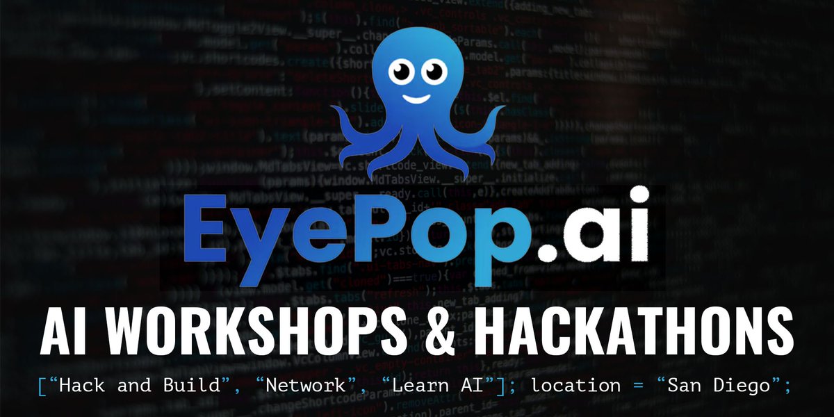 Create AI REST Endpoints & Low Code Apps using Computer Vision with EyePop AI...Check out their upcoming events here: bit.ly/47l8KYd
