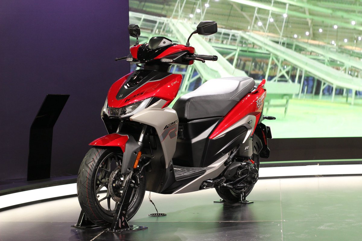 HeroMotoCorp's tweet photo. We came, we unveiled, we conquered!

 At the EICMA 2023, we set hearts racing with our cutting-edge, high quality, clean mobility solutions and concepts. https://t.co/mhgClrb173