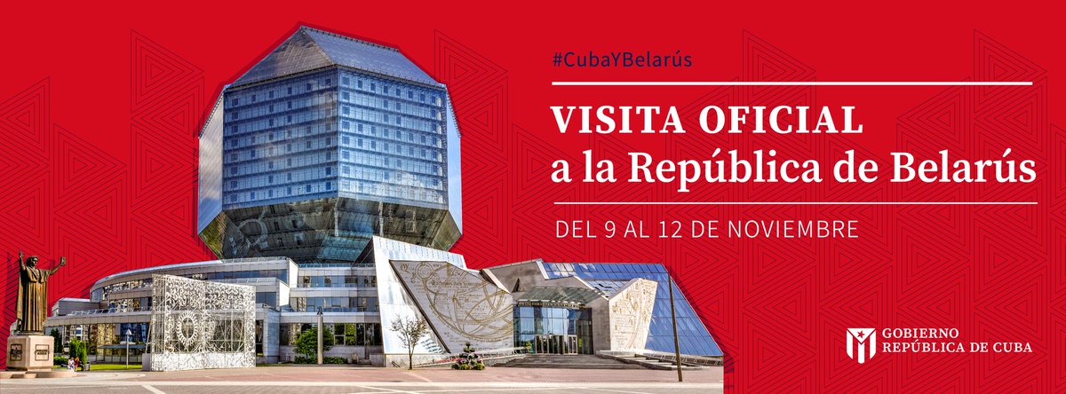 MMarreroCruz's tweet photo. Iniciamos visita oficial a la República de #Belarús, nación a la que nos unen entrañables lazos de amistad. Daremos continuidad a las acciones para fortalecer los vínculos políticos, económicos, comerciales, de cooperación y parlamentarios entre nuestros países.
#CubaYBelarús https://t.co/ub2Qe4Uc3m