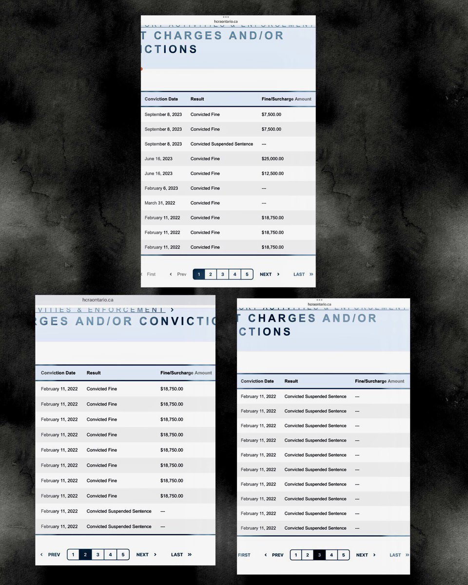 GayleDudeck's tweet image. Yes! And if those developers/builders break the rules @fordnation housing regulator #HCRA charge them with minuscule fines, see pic. Often dev/builders change their name &amp;amp; carry on. #DevelopersRule #zeroconsumerprotection