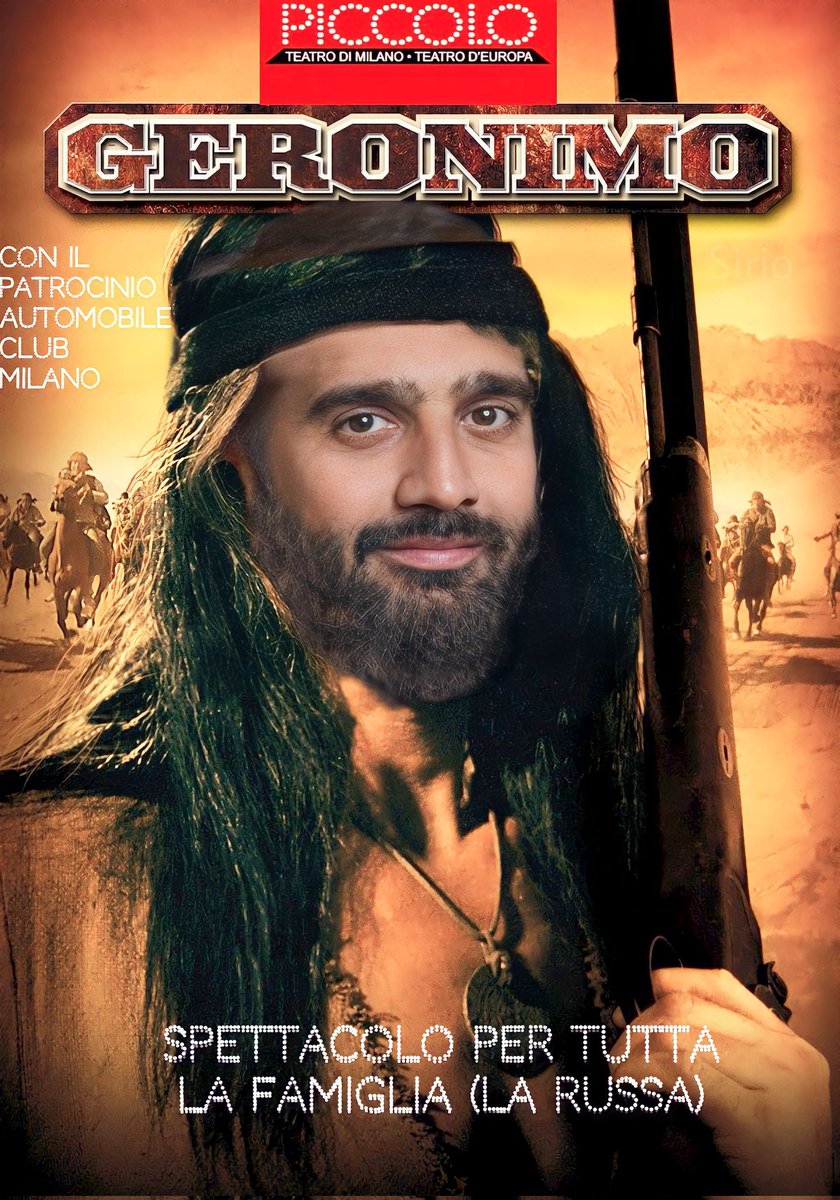 siriomerenda's tweet image. in cartellone al Piccolo Teatro di Milano...
#LaRussa #Piccolo #Geronimo #Sangiuliano #famiglia