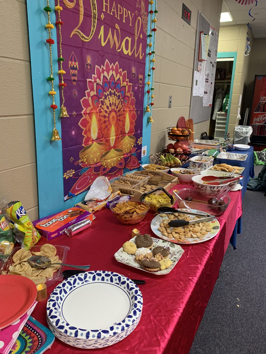 Cowlishaw staff is excited to kick off Diwali this weekend. Our staff members who observe this holiday provided snacks for all to enjoy! @CarlosGAzcoitia