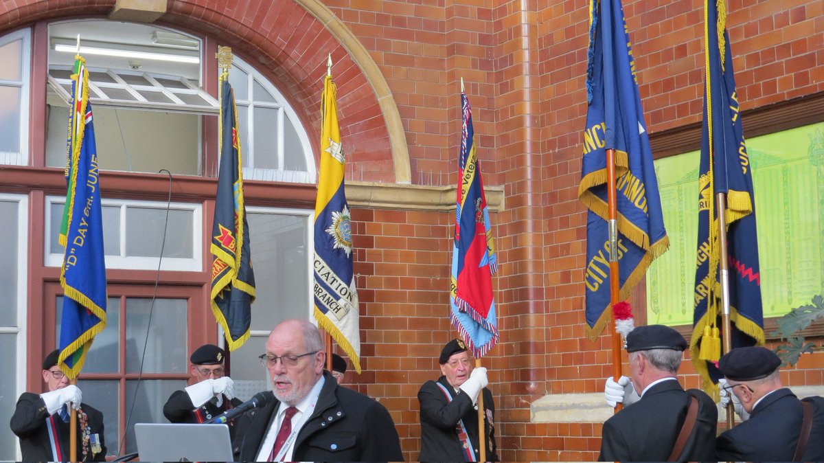 Remembrance at Birmingham Moor St station this morning. Thanks to all who participated / attended.