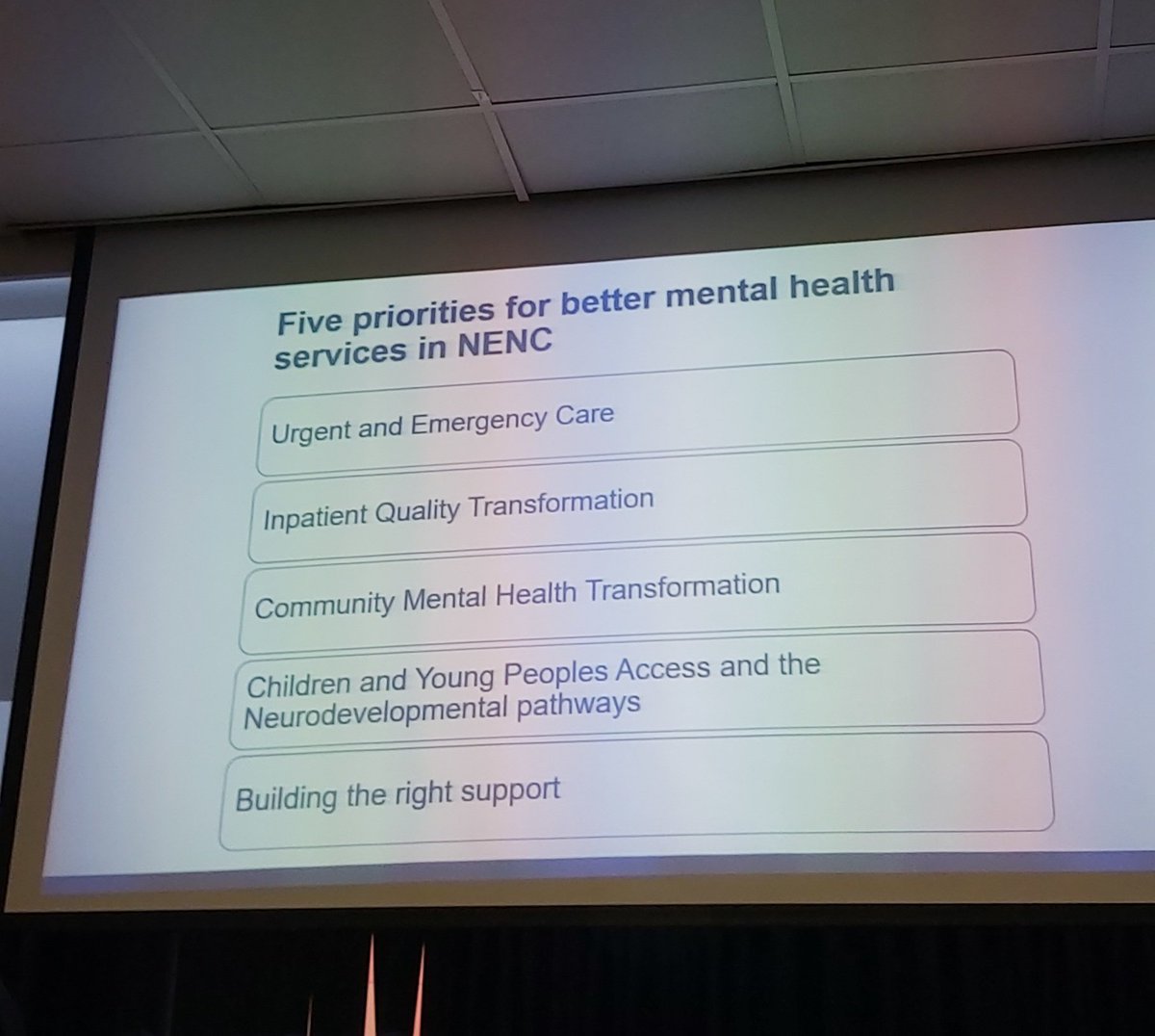 Thank you @NIHR_ARC_NENC & @fuse_online for inviting this Year 1 Day 4 PhD student to share ideas in today's #MentalHealthNENC event. The slide is from @LeviBuckleyNENC keynote - a lot of opportunity there to align work & collaborate across the system.