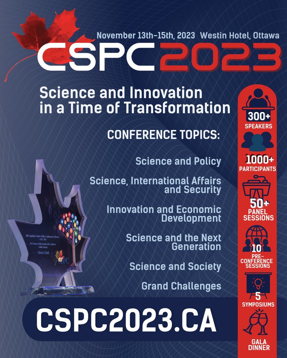 We are attending #CSPC2023 in Ottawa and looking forward to connecting with Government and Industry leaders from across Canada's #LifeSciences ecosystem.

<a href="/sciencepolicy/">Canadian Science Policy Centre (CSPC)</a> <a href="/ISED_CA/">ISED</a> #Canada #CDMO #Biomanfacturing #Biotechnology #SciPol