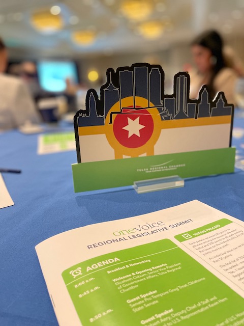 A great day to come together with 250 other business leaders at the <a href="/tulsachamber/">TulsaRegionalChamber</a>'s OneVoice Regional Legislative Summit. We’re excited about the priorities set that will continue to move #Oklahoma forward. Thank you to the Chamber for a wonderful event!

#GSBR