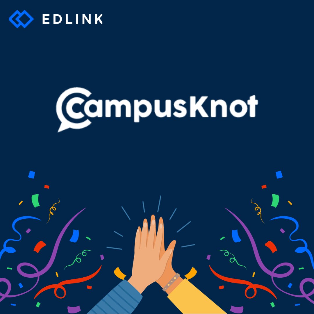 EdlinkAPI's tweet image. Incoming coffee mug toast ☕️
It's been a whole year that we've been @campusknot 's integration partner. Wow!
We love supporting integrations when we have partners as wonderful as you.
Cheers!
#edtech #integration #celebration