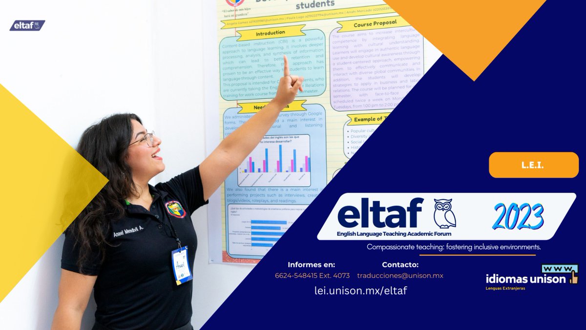 SoyLEIUnison's tweet photo. ELTAF 2023
DAY 2
schedule - https://t.co/QzfML8a4c6 https://t.co/BusYi5zCXl